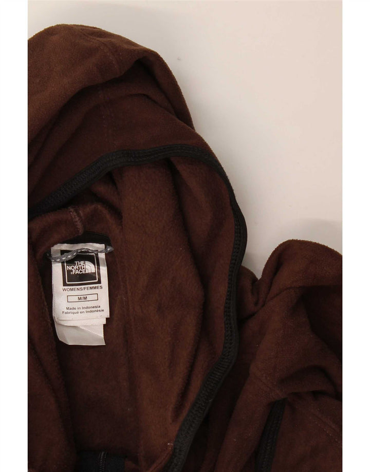 The North Face ženska flis jakna s kapuljačom UK 12 srednje smeđi poliester