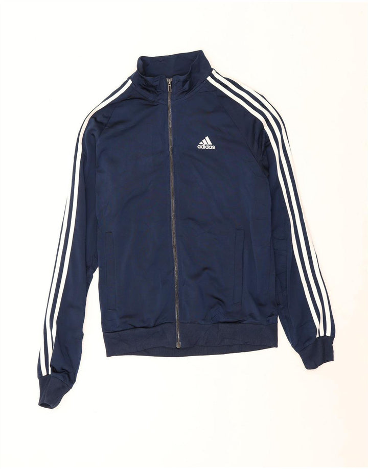 Adidas muška gornja jakna od trenirke, mala tamnoplava poliesterska boja