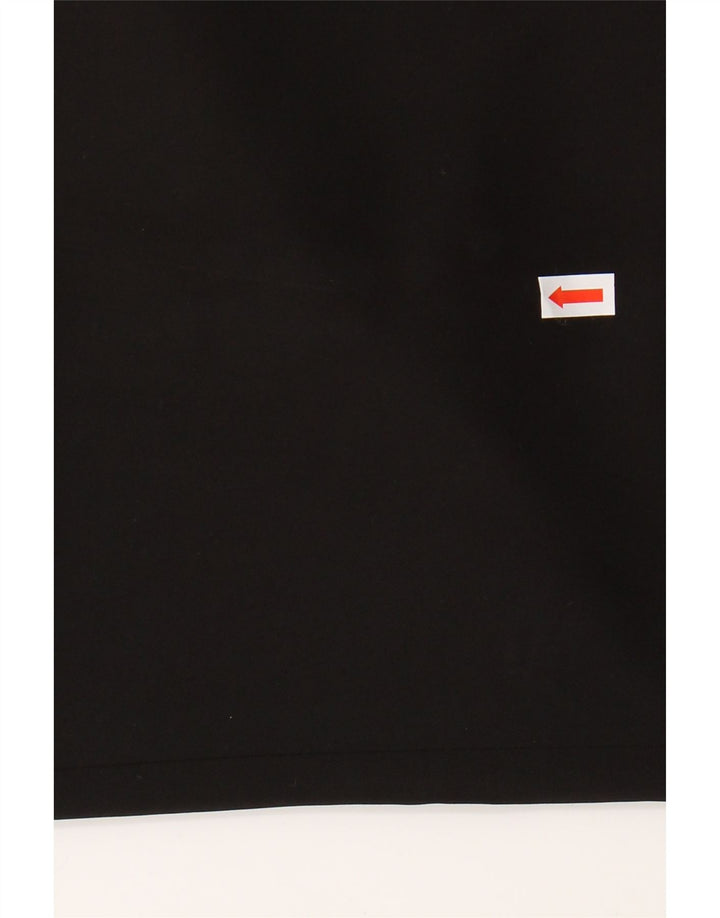 CALVIN KLEIN Ženske ravne hlače W28 L30 crni poliester