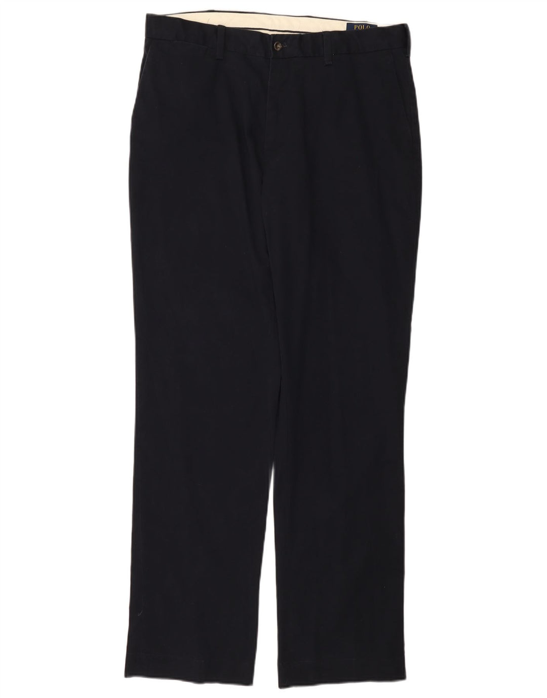 POLO RALPH LAUREN Muške ravne chino hlače W34 L34 tamnoplave