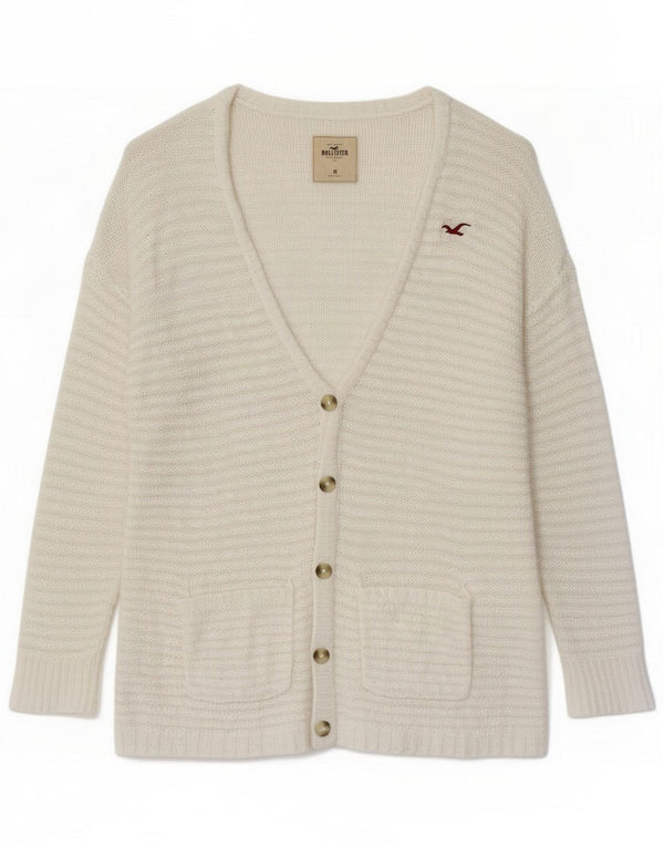 Hollister ženski kardigan džemper UK 14 Medium White