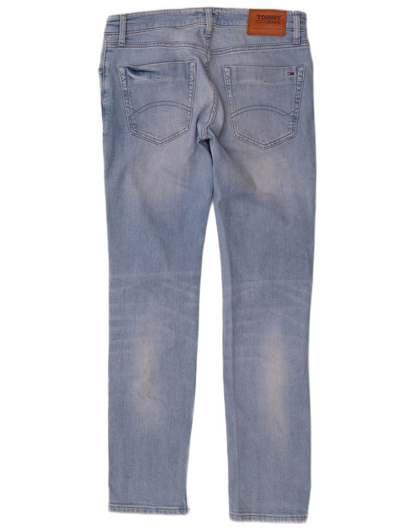 TOMMY HILFIGER Ženske uske traperice W32 L32 Plavi pamuk