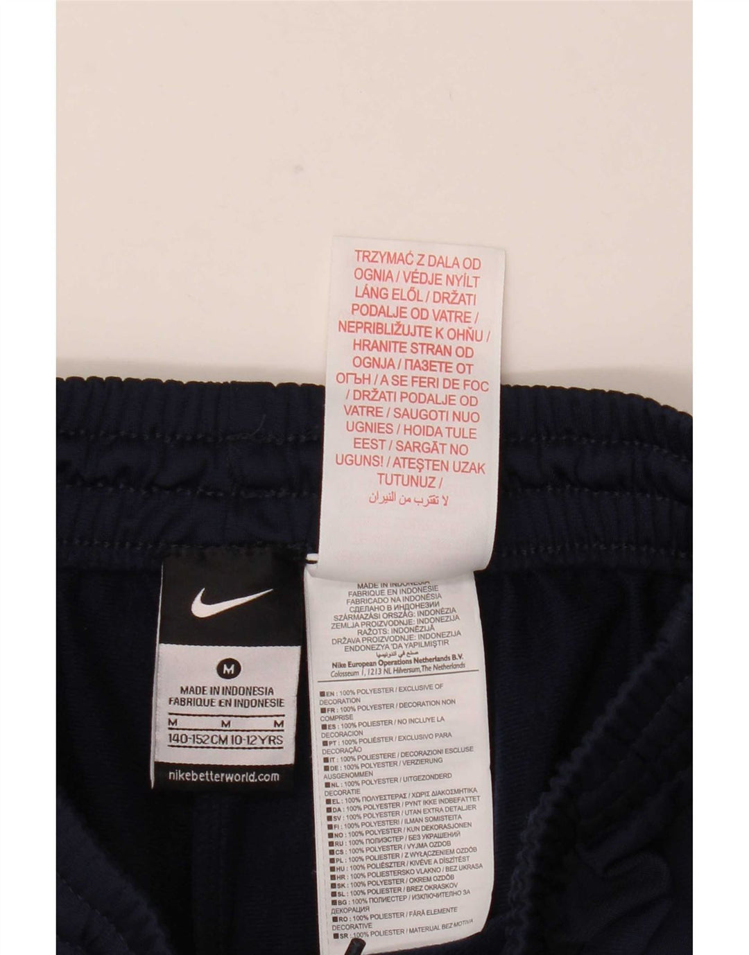 Nike Hlače za trenirku za dječake od 10 do 11 godina srednje tamnoplave poliesterske