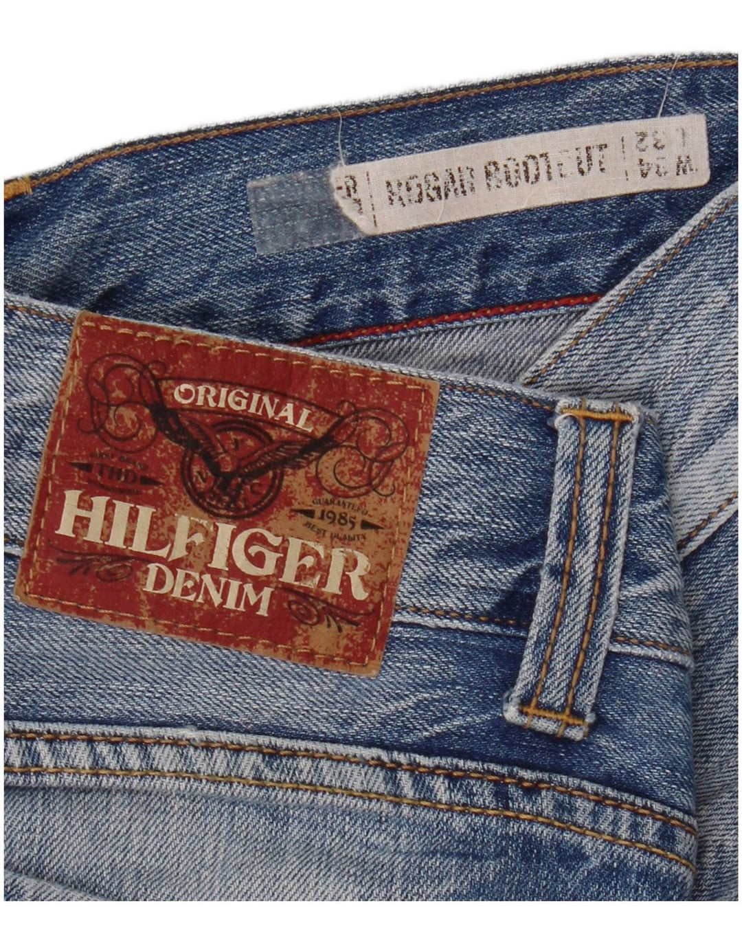 TOMMY HILFIGER Muške traperice Rogar Bootcut W34 L32 Plava