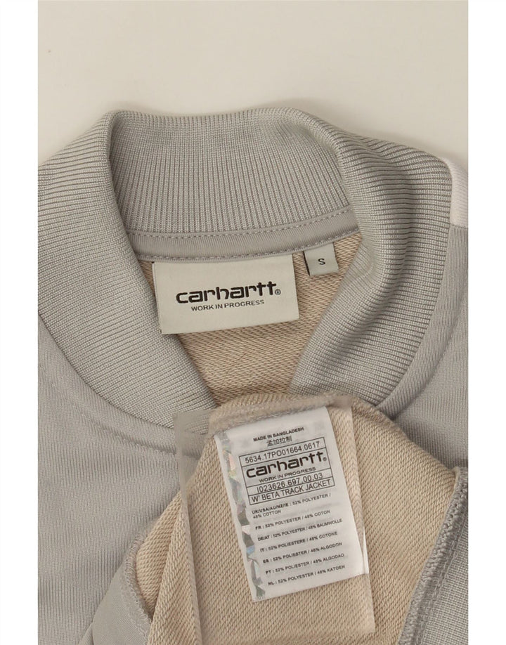 CARHARTT ženska gornja jakna trenirke UK 10 Small Grey Colourblock