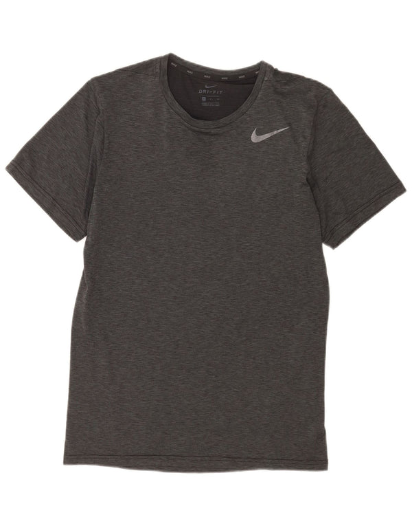 Nike Dri Fit majica kratkih rukava, mali sivi poliester