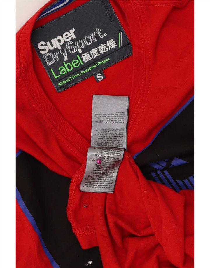 Superdry muška majica kratkih rukava s grafičkim motivima, mali crveni pamuk