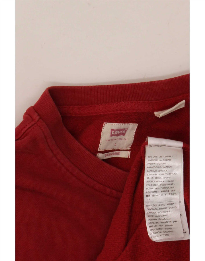 Levi's muška majica standardnog kroja Veliki crveni pamuk