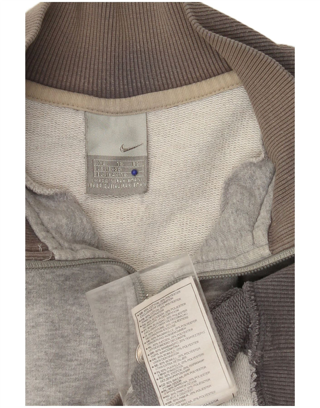 NIKE Boys Graphic Trenirka Gornja jakna 13-14 godina XL siva boja