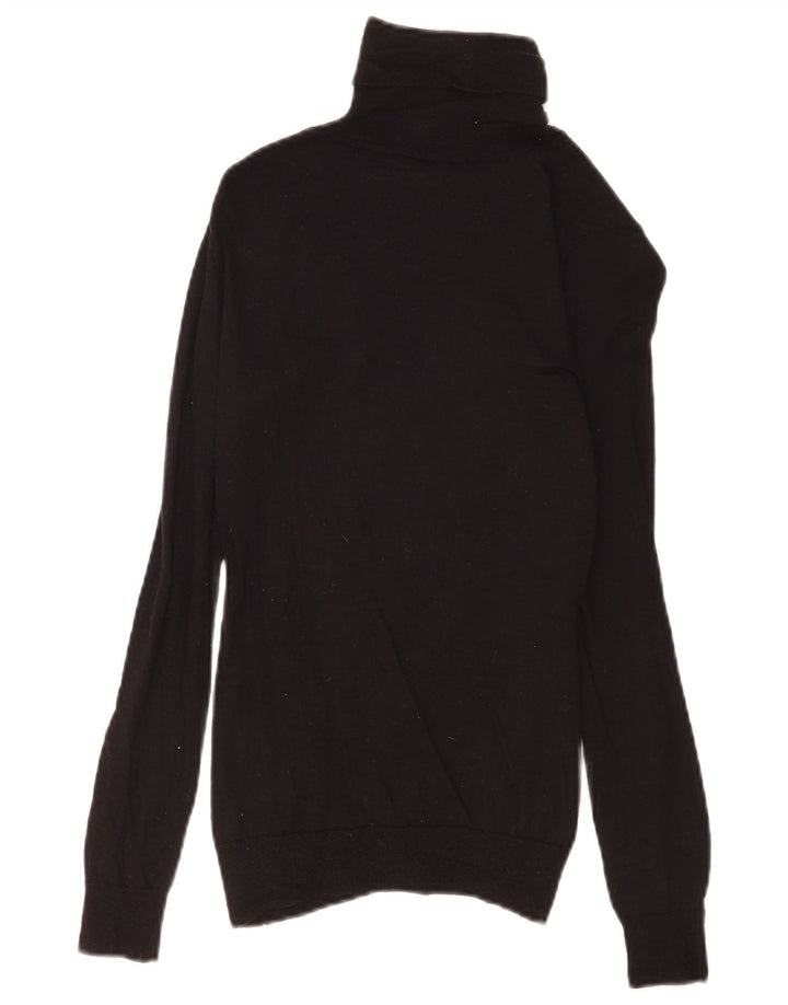 Massimo Dutti Ženski pulover s rol izrezom UK 8 Mali crni