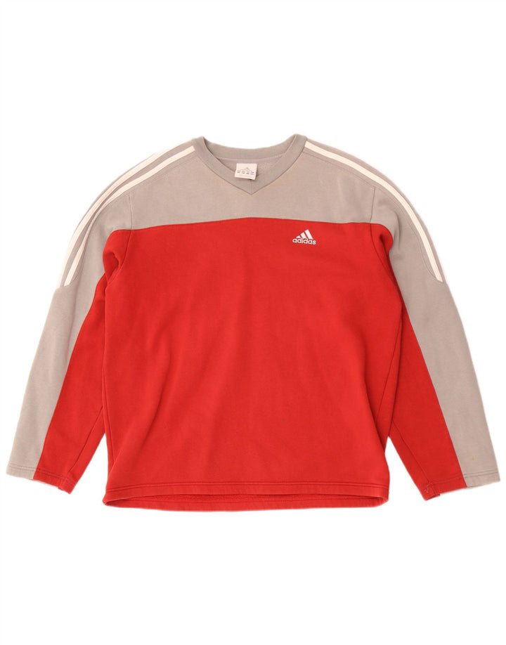 Adidas muška majica s kratkim rukavima UKI 38/40 pamuk srednje crvene boje