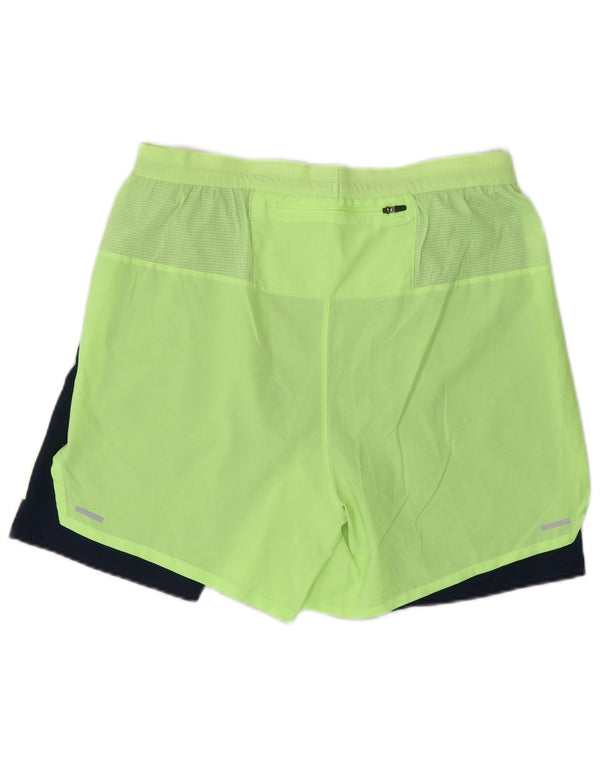 Nike muške Dri Fit sportske kratke hlače velike žute poliesterske boje