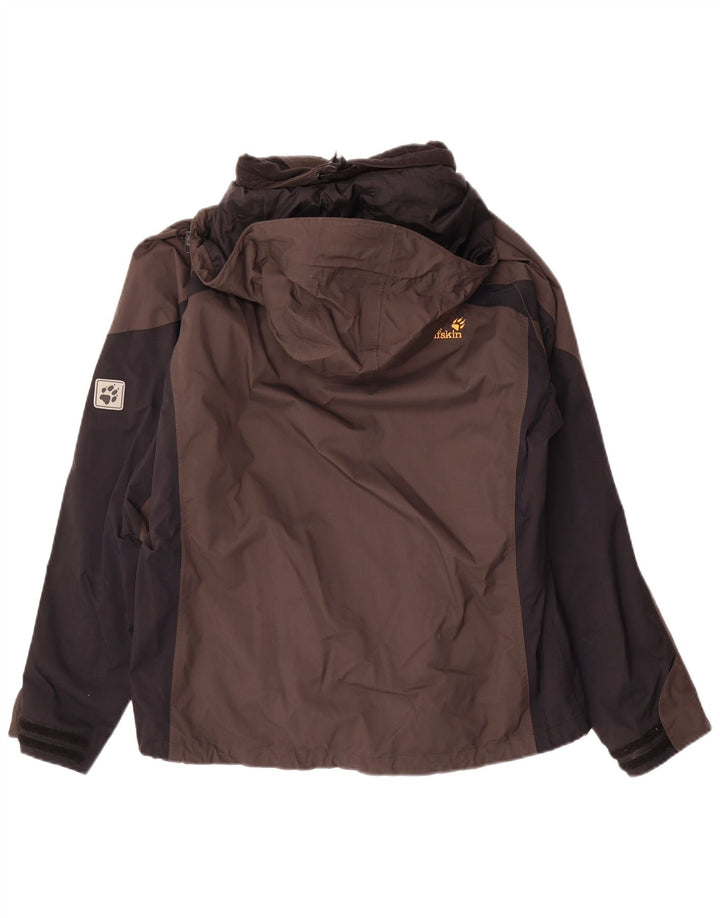 Velika ženska kišna jakna Jack Wolfskin UK 12/14 srednje smeđa