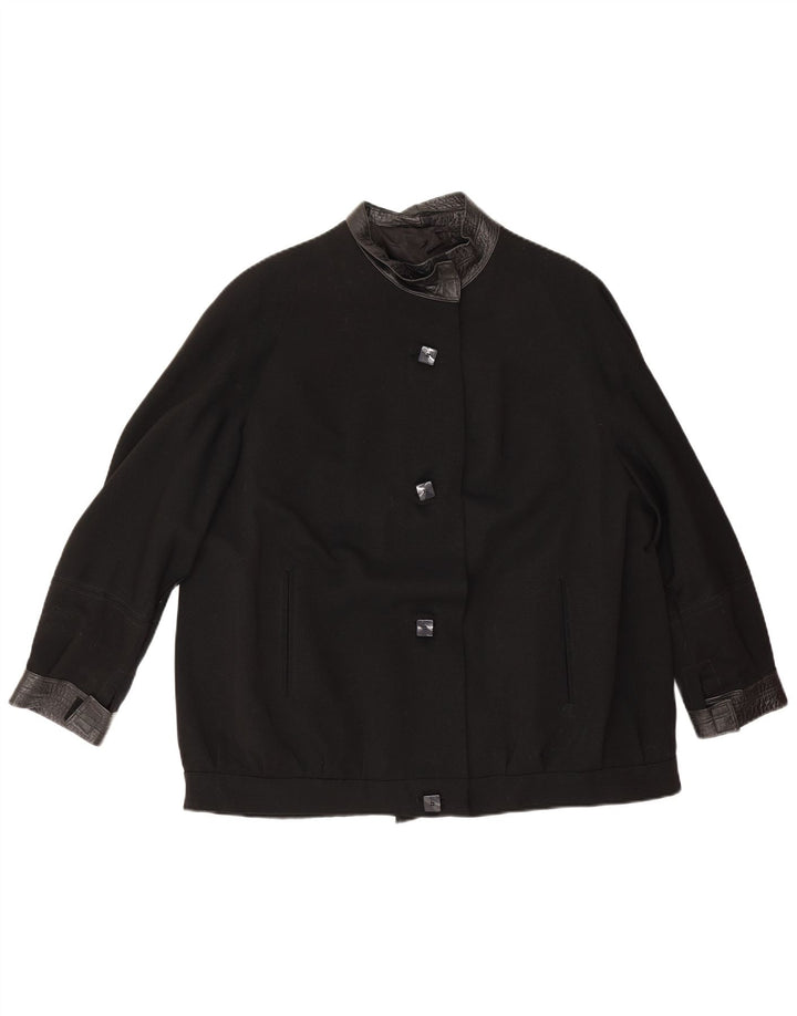 Vintage ženska bomber jakna UK 18 XL crne boje