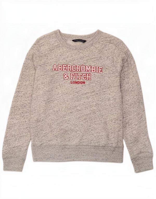 Abercrombie & Fitch Ženska majica s kratkim rukavima UK 14 Srednje siva s pjegama