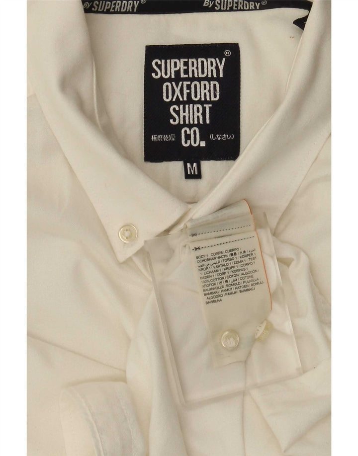Superdry muška košulja Srednje bijeli pamuk
