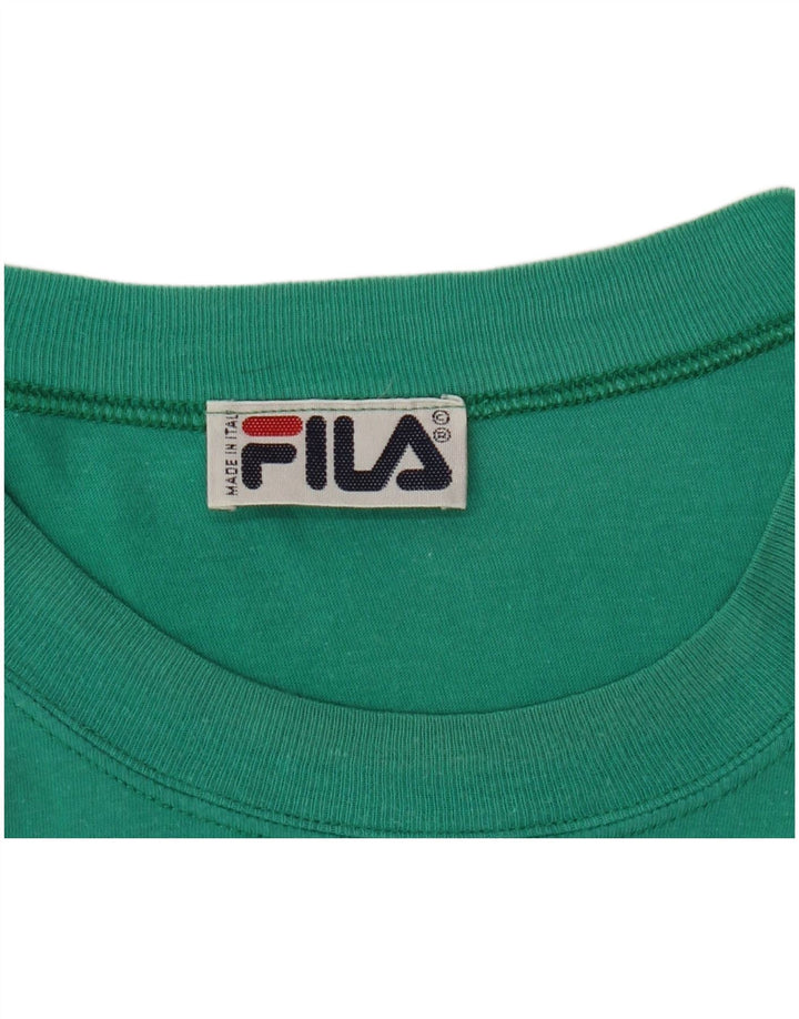 Fila muška majica kratkih rukava s grafičkim motivima XL zelena