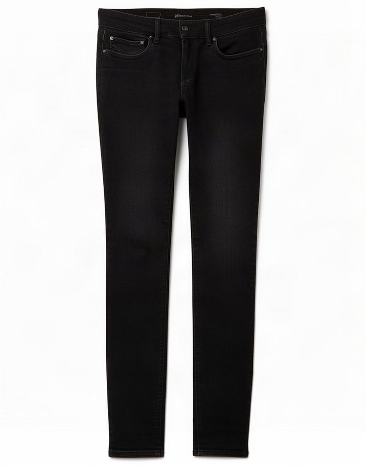 Ženske uske traperice Levi's W28 L34 crni pamuk