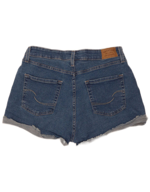 Levi's ženske kratke traper hlače visokog struka US 12 Large W31 plavi pamuk