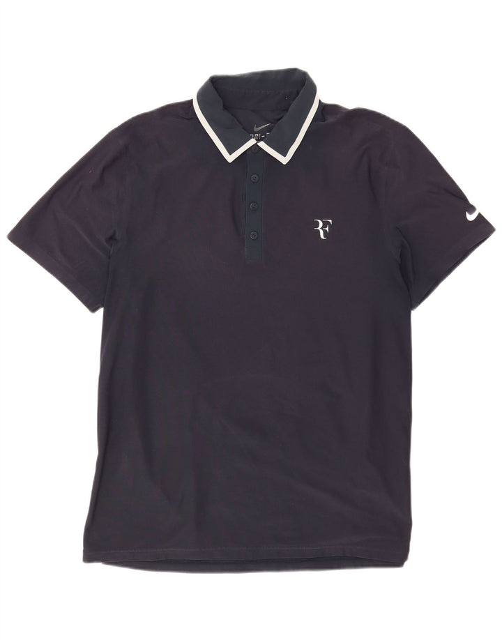 Nike muška Dri Fit polo majica velika tamnoplava poliester