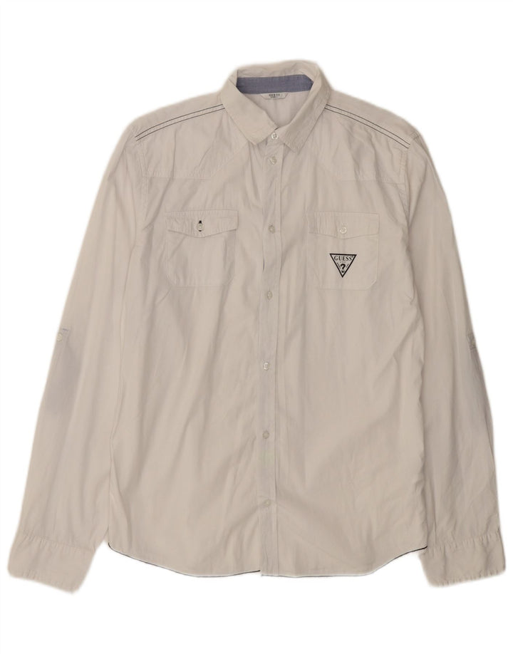 Guess ženska košulja UK 16 Large White Cotton