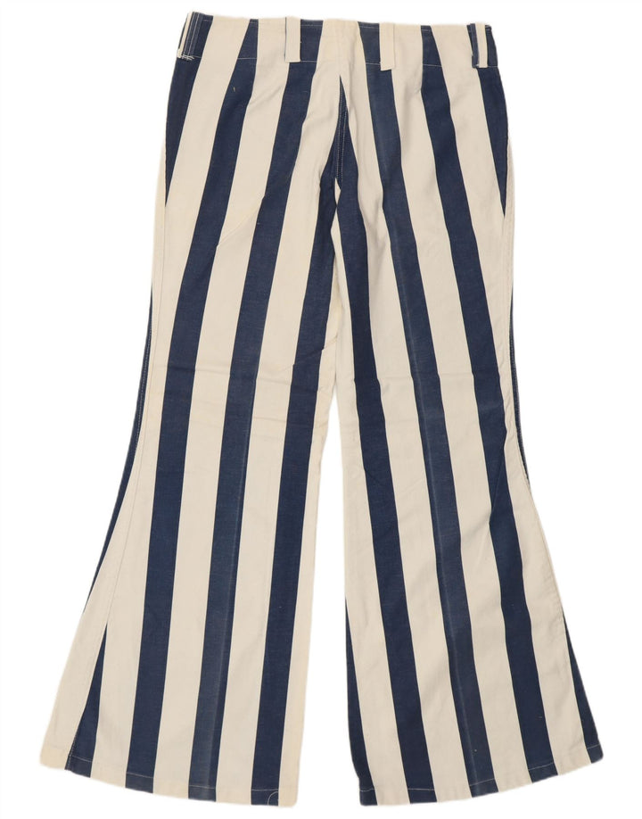 VINTAGE ženske ležerne hlače visokog struka IT 48 XL W34 L31 Plava Retro