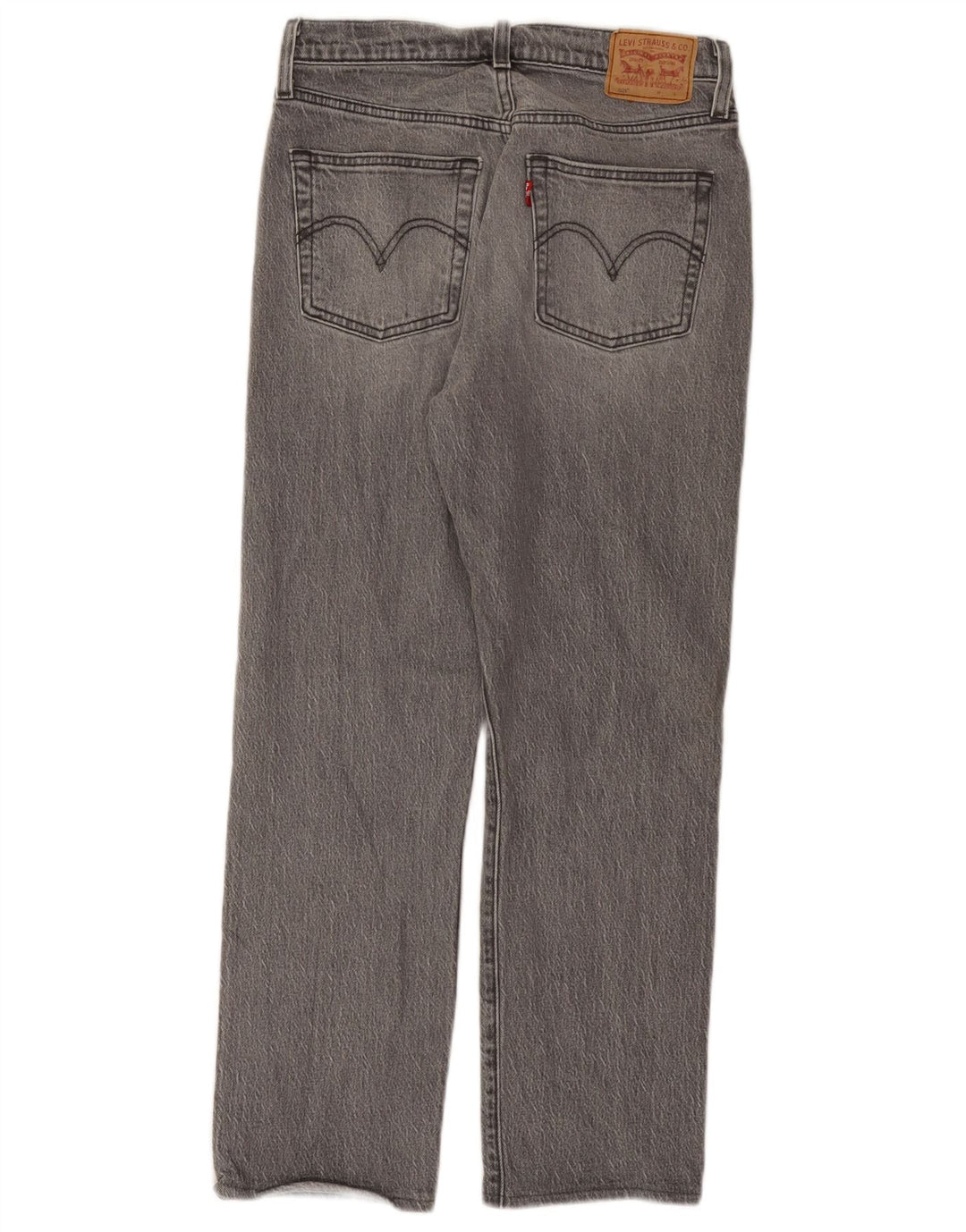 Levi's ženske 501 ravne traperice W27 L28 sivi pamuk