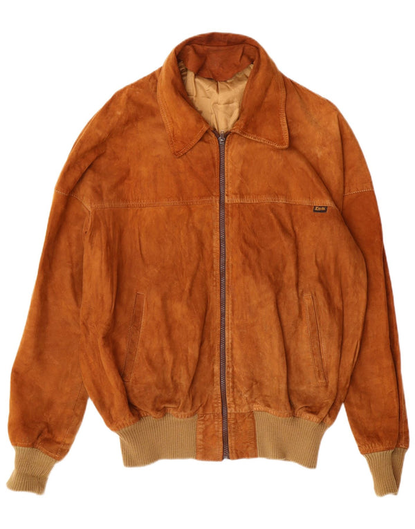 ESSEBI muška bomber jakna od antilopa UK 40 velika smeđa koža