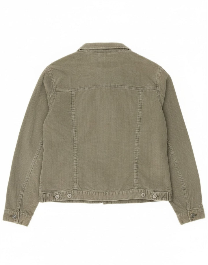 Eddie Bauer Ženska jakna od samta UK 16 Veliki zeleni pamuk