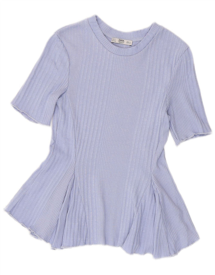 ZARA ženski kratki top UK 8 Mala ljubičasta