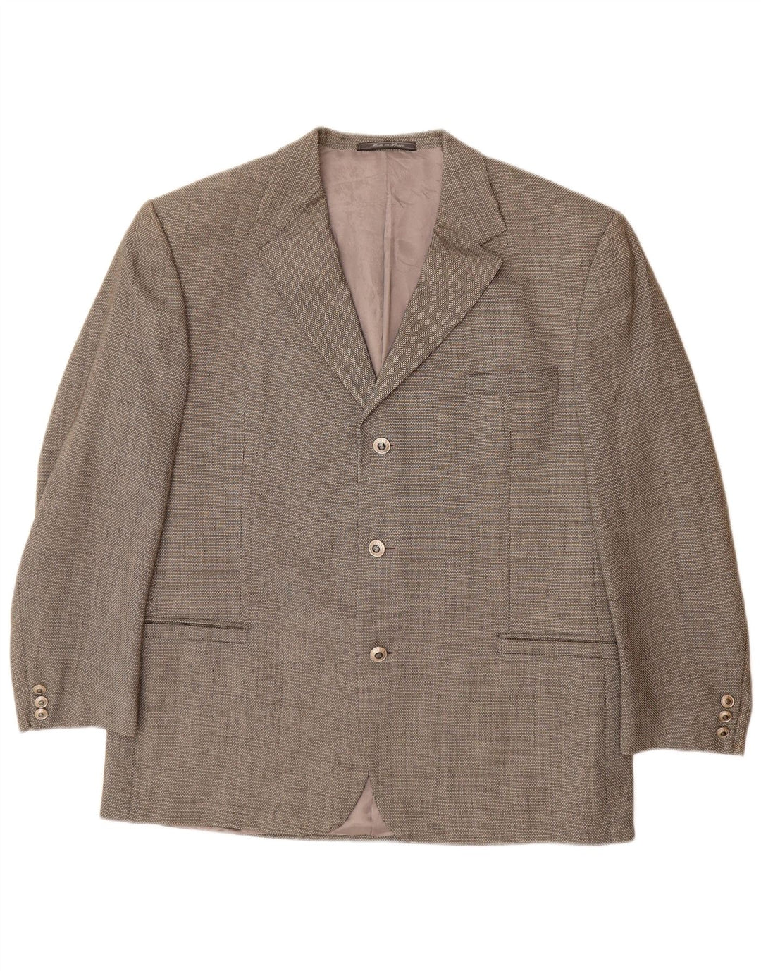 VERSACE muški sako sa 3 gumba UK 42 XL siva vuna