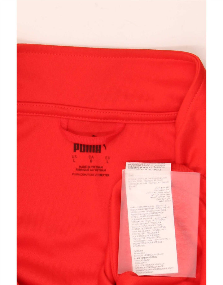 Puma Mens Club Milano Gornja jakna od trenirke, veliki crveni poliester
