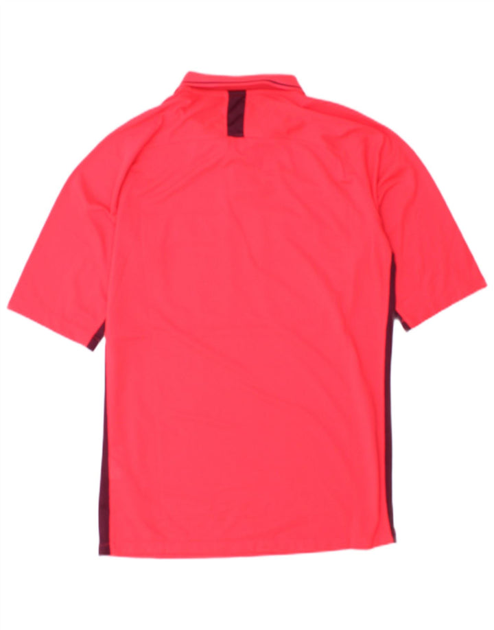 Nike muška Dri Fit polo majica srednje ružičaste boje od poliestera