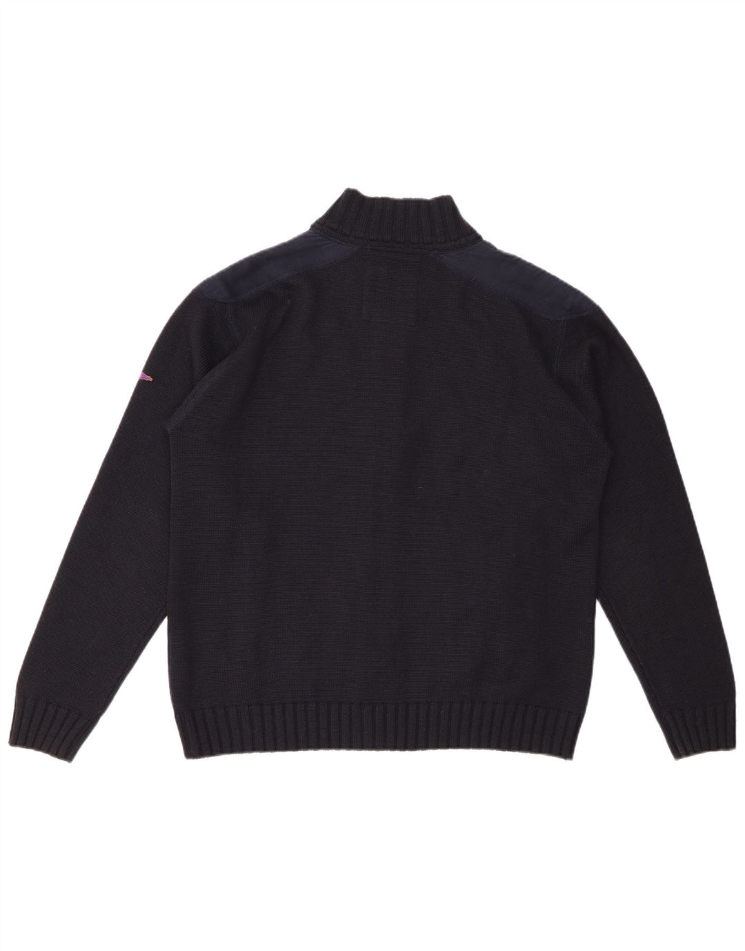 PORTOFINO ženski kardigan džemper UK 16 Veliki crni vuneni