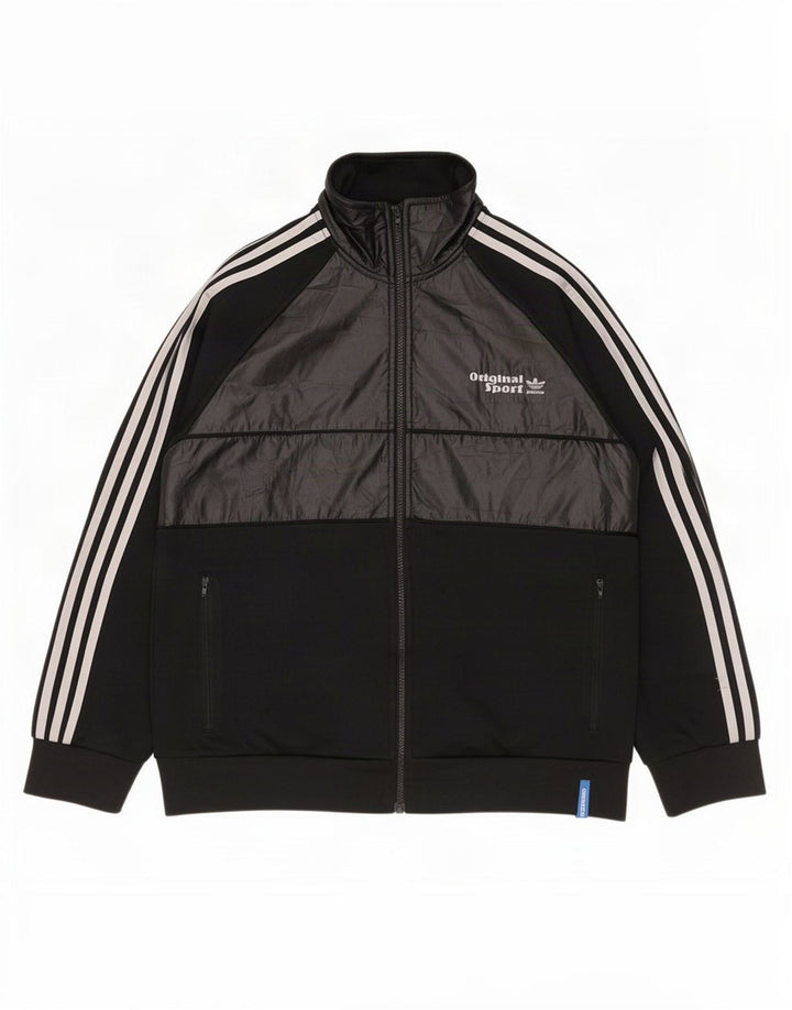 Adidas muška gornja jakna od trenirke, veliki crni poliester