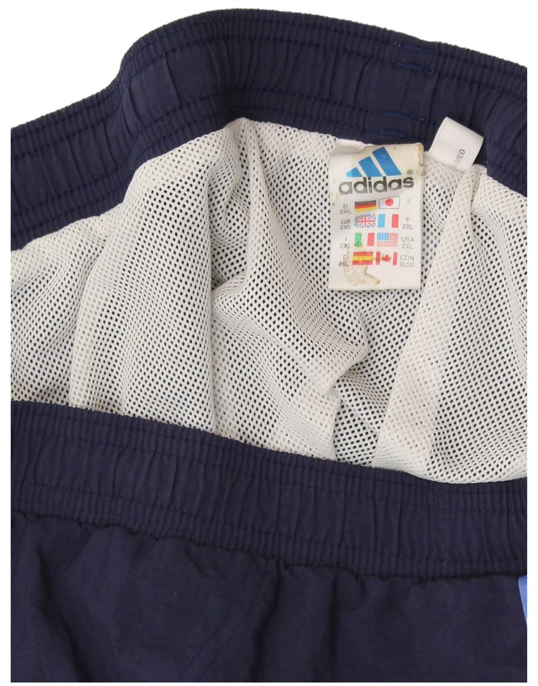 ADIDAS muške sportske kratke hlače 2XL tamnoplavi poliester