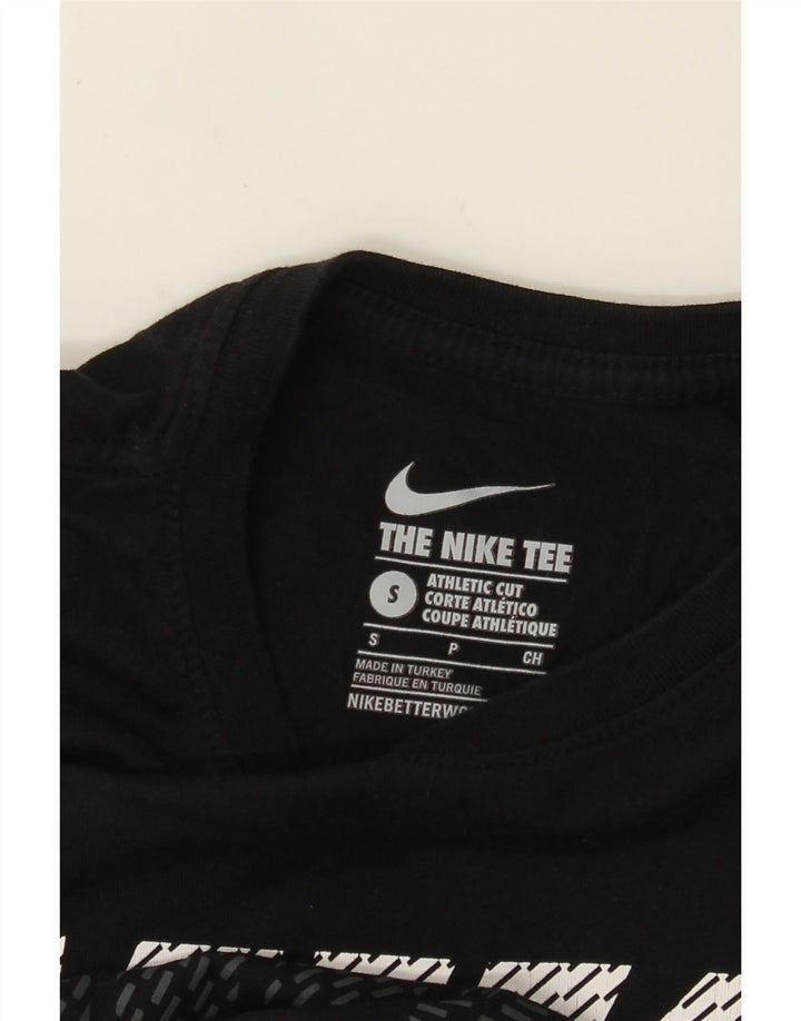 Nike Muška majica s kratkim rukavima atletskog kroja, mala crna