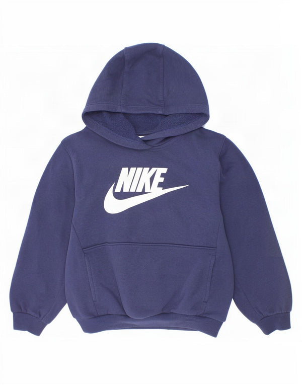 Nike Boys Graphic Hoodie Džemper 6-7 godina Veliki tamnoplavi pamuk