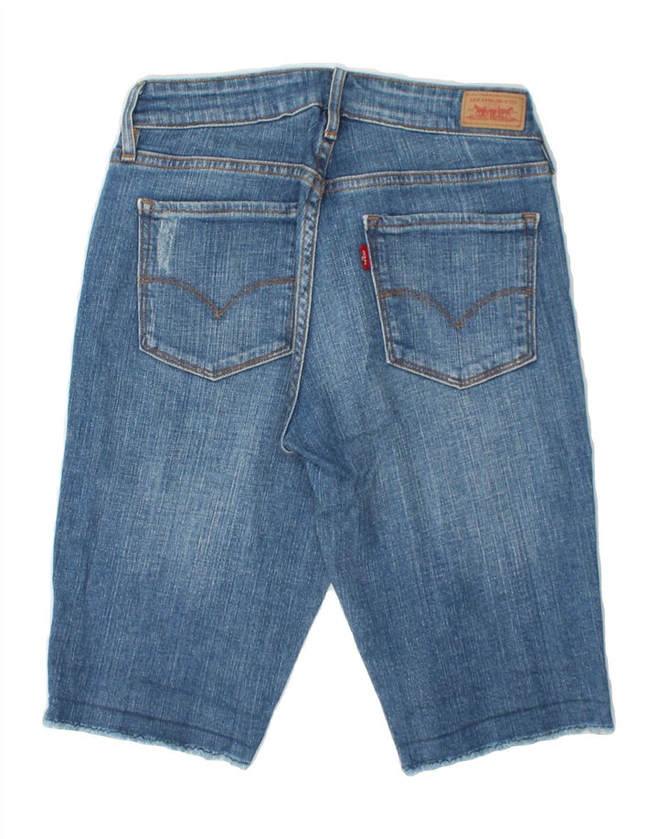LEVI'S Womens Denim Shorts US 2 XS W26  Blue Cotton Vintage Levi's and Second-Hand Levi's from Messina Hembry 