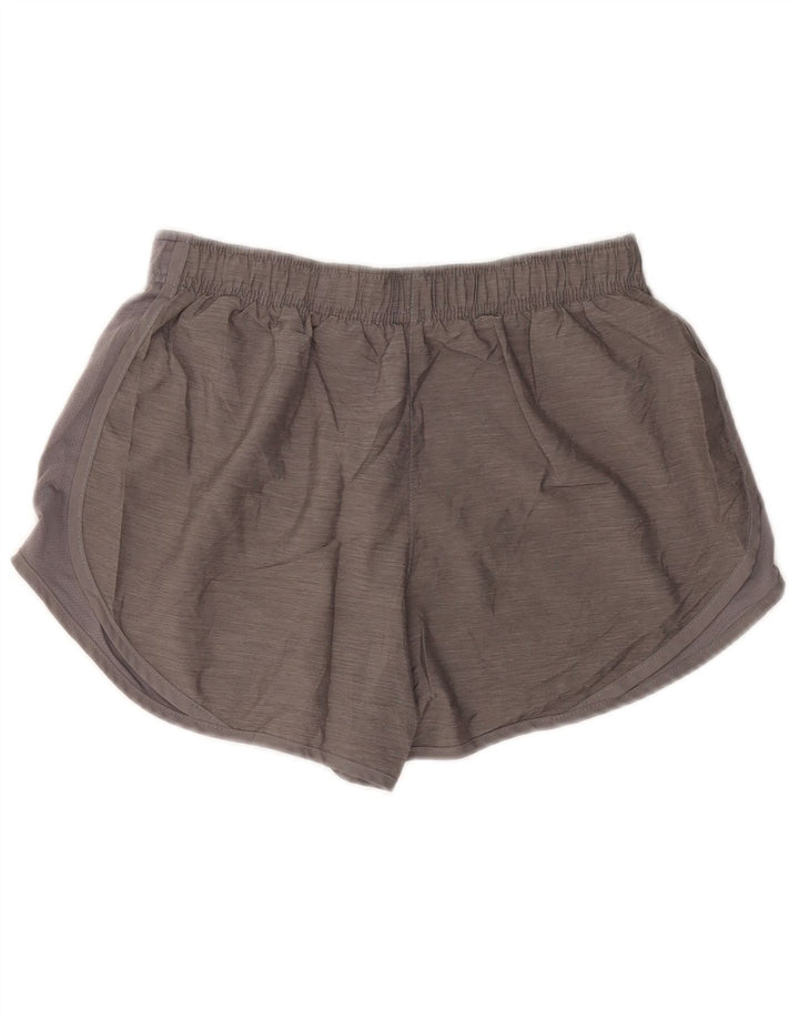 NIKE ženske kratke sportske hlače Dri Fit UK 14 srednje sivi poliester