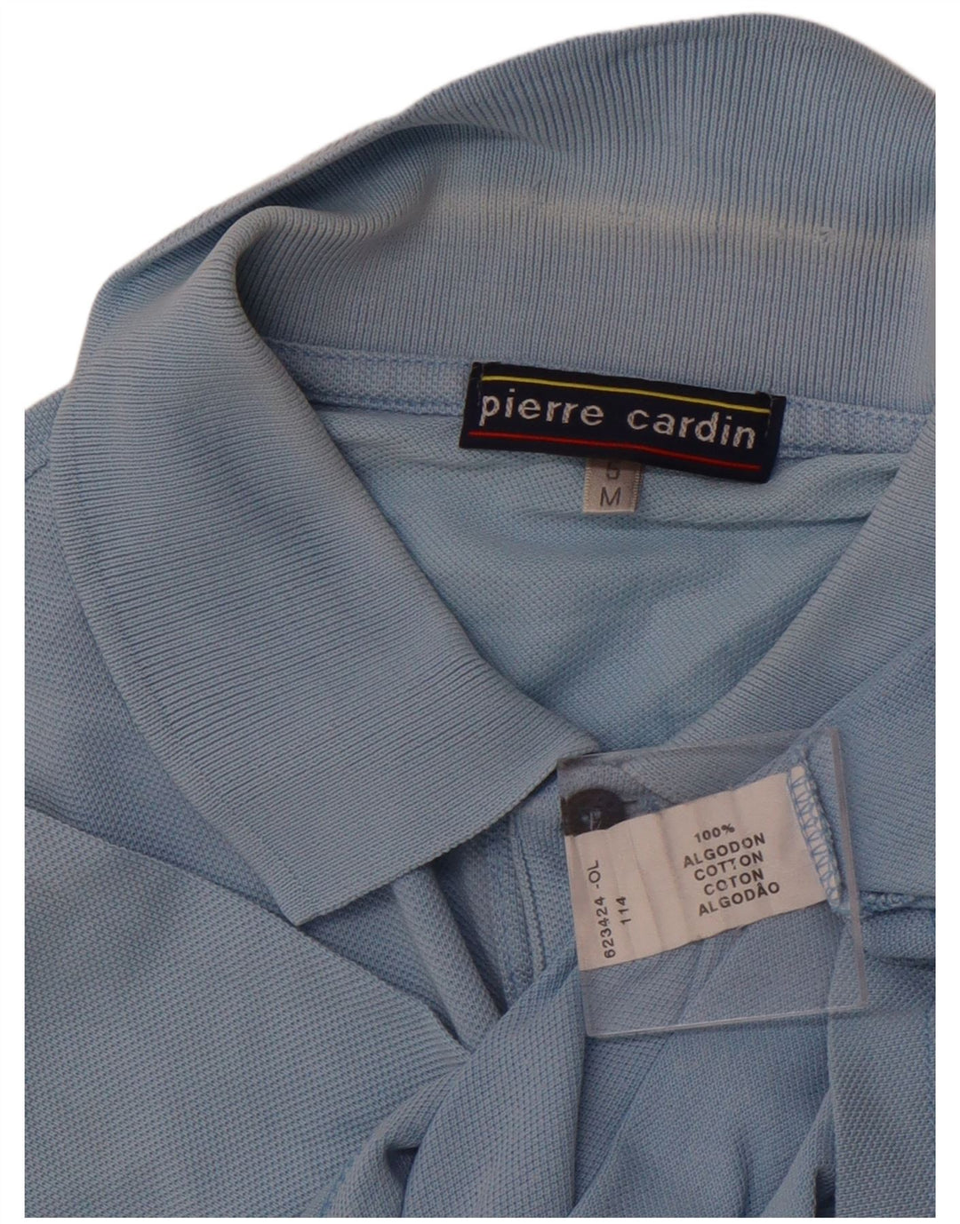 PIERRE CARDIN Muška polo majica Srednje plavi pamuk