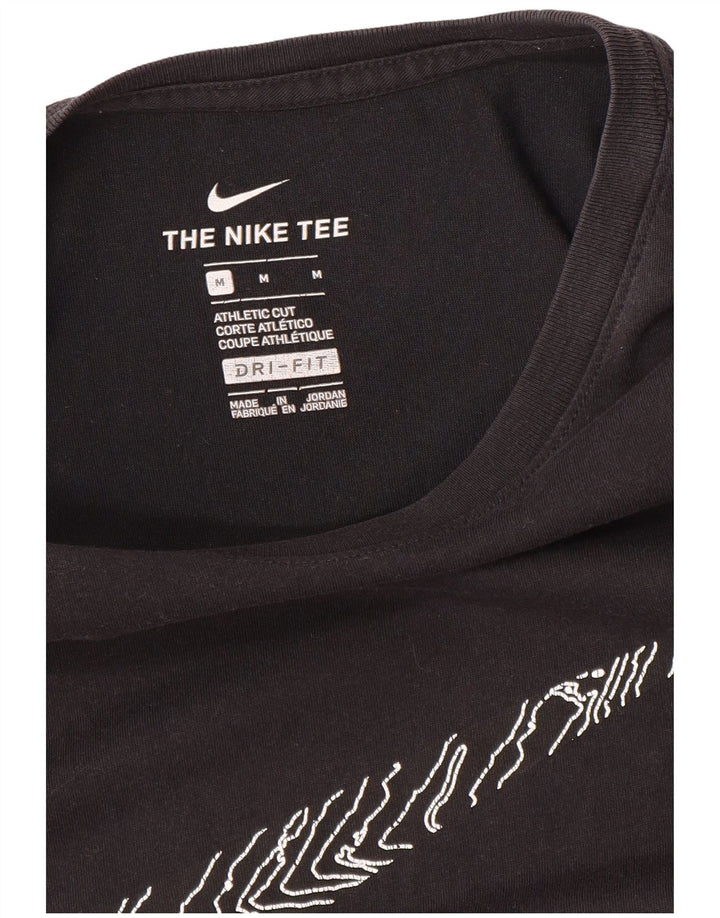 NIKE Muška majica s kratkim rukavima atletskog kroja srednje crna