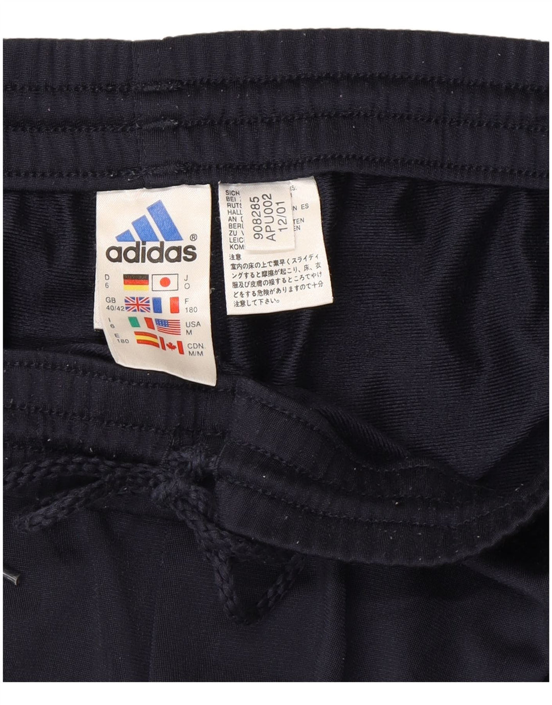 Adidas muške hlače za trenirku UK 40/42 Medium tamnoplavi poliester