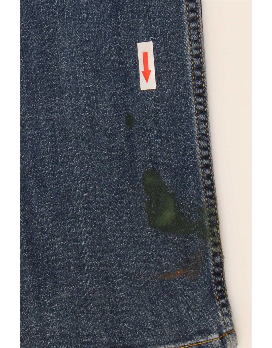 Lee Mens Brooklyn Straight Jeans W36 L30 Plavi pamuk