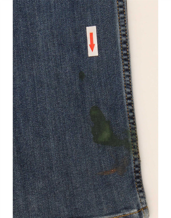 Lee Mens Brooklyn Straight Jeans W36 L30 Plavi pamuk