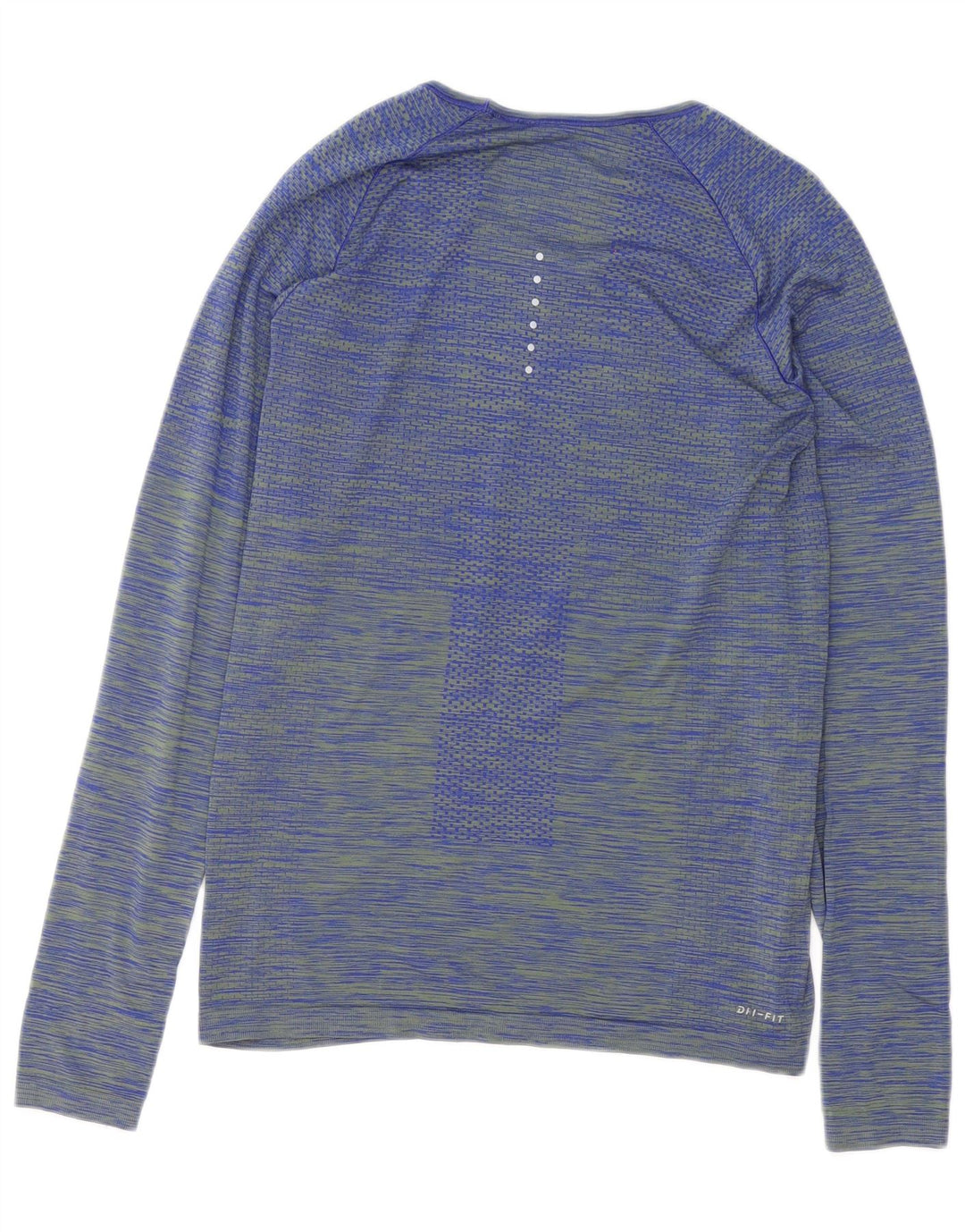Nike Ženska Dri Fit majica dugih rukava UK 12 srednje plave pruge