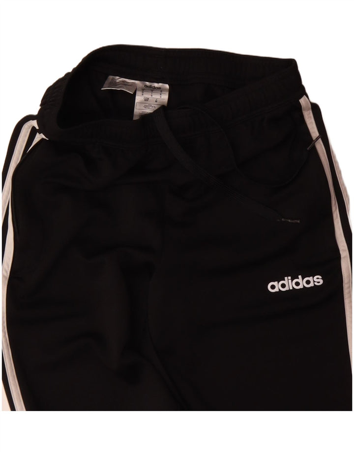 Adidas muške Aeroready hlače za trenirku Male crne poliesterske hlače