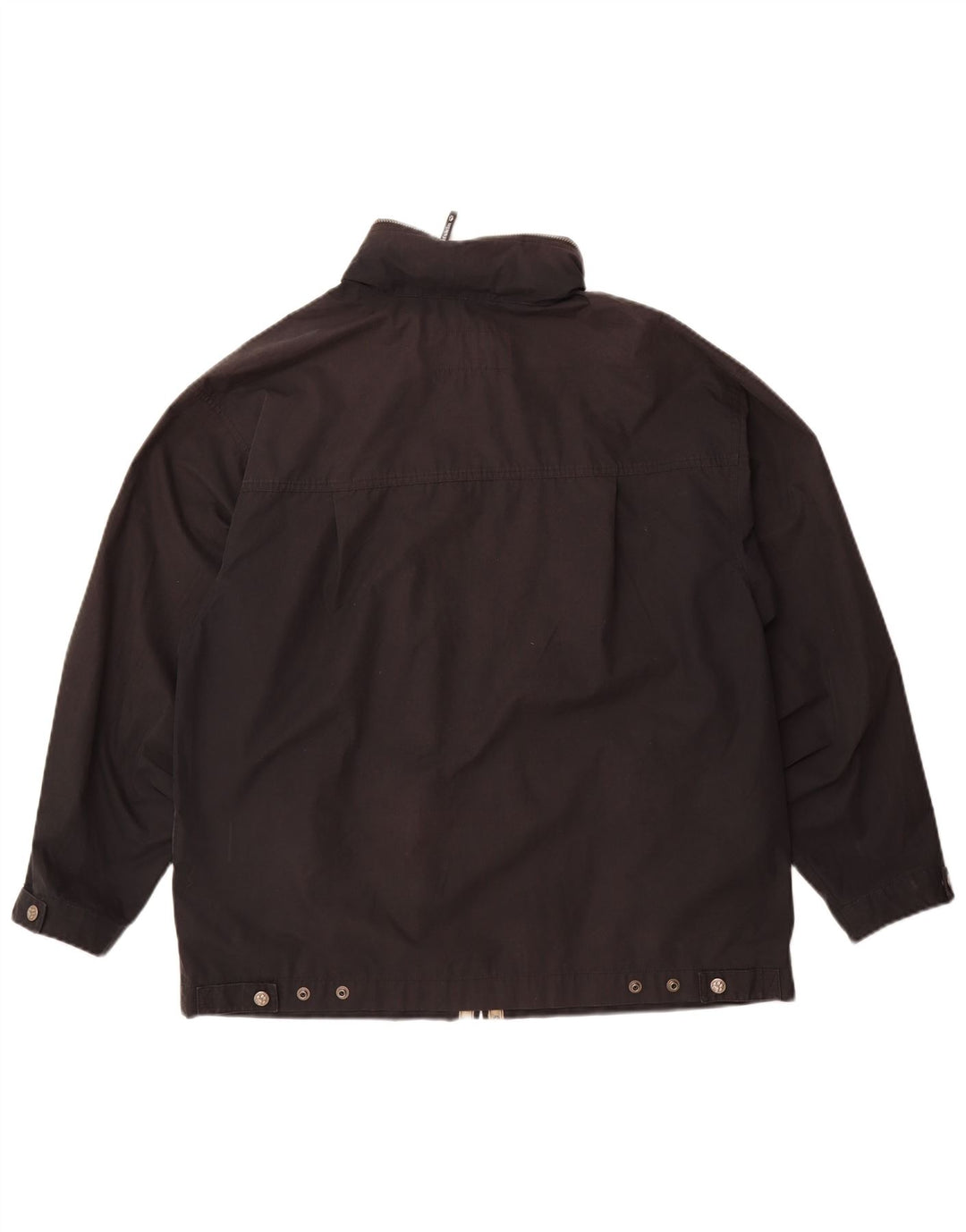 Jack Wolfskin muška kišna jakna UK 40 veliki crni poliester