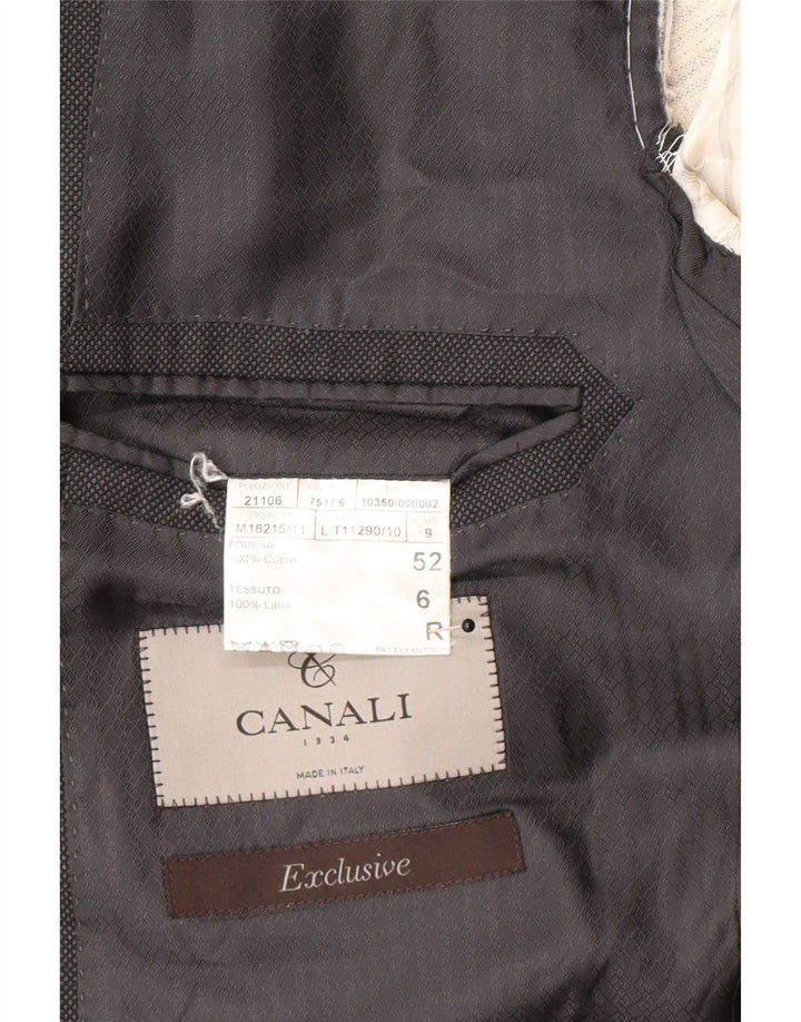 Canali muška jakna sa 2 gumba IT 52 XL siva vuna