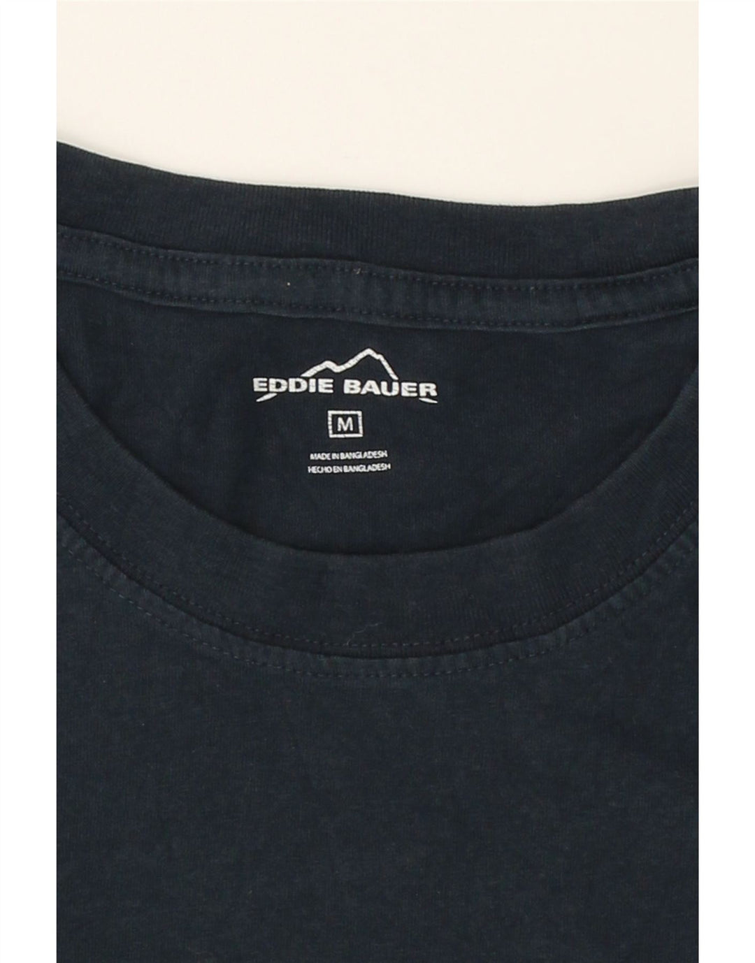 EDDIE BAUER Mens T-Shirt Top Medium Black Cotton Vintage Eddie Bauer and Second-Hand Eddie Bauer from Messina Hembry 